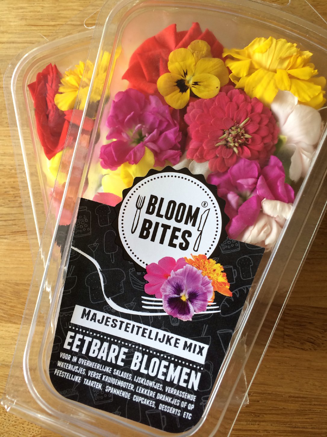 Infrarood Biscuit Scheermes Bloombites eetbare bloemen - FOOD I LOVE